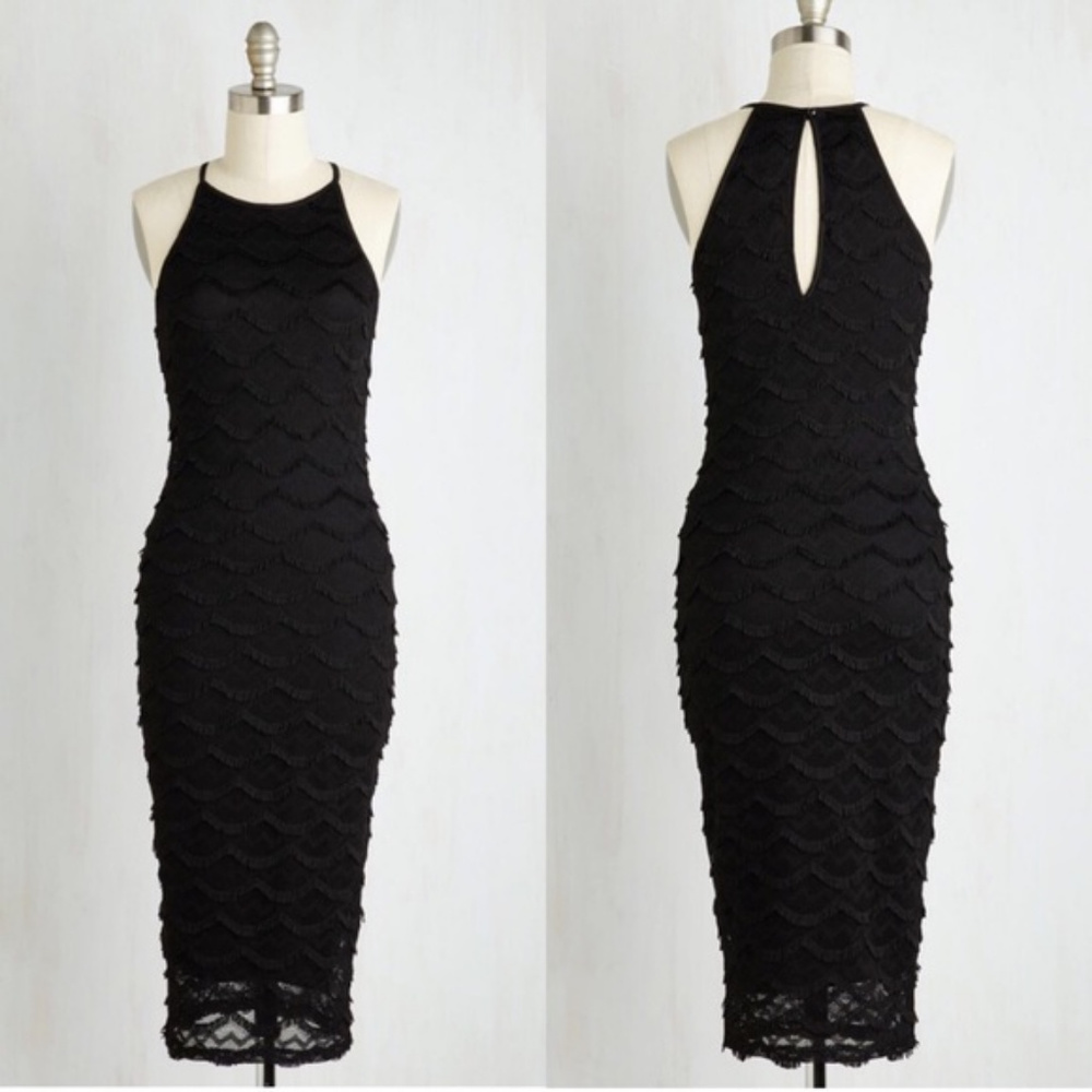 Modcloth Sz S Lovely Day w/the Fringe Crowd Dress